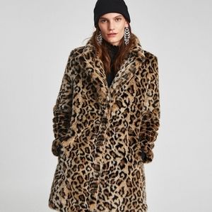 Zara Leopard coat